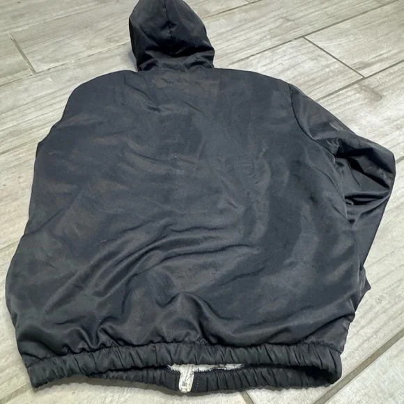 Varsity Black and Blue Women's Jacket - Picture 2 of 2